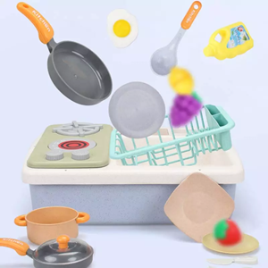 اسباب بازی سینک ظرفشویی کودک همراه با اجاق گاز FIVESTAR TOYS LERNING FUN_اسباب بازی